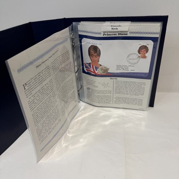 Official International Stamp Tributes to Princess Diana - 8 First Day Covers - Picture 6 of 11